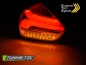 Preview: Voll LED Lightbar Design Rückleuchten für Ford Focus MK3 15-18 chrom/rauch mit dynamischem Blinker